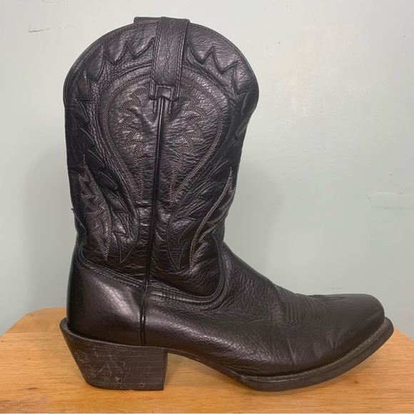 Men’s Ariat Black Legend Phoenix 10010938 Western Cowboy Boots - Picture 9 of 13